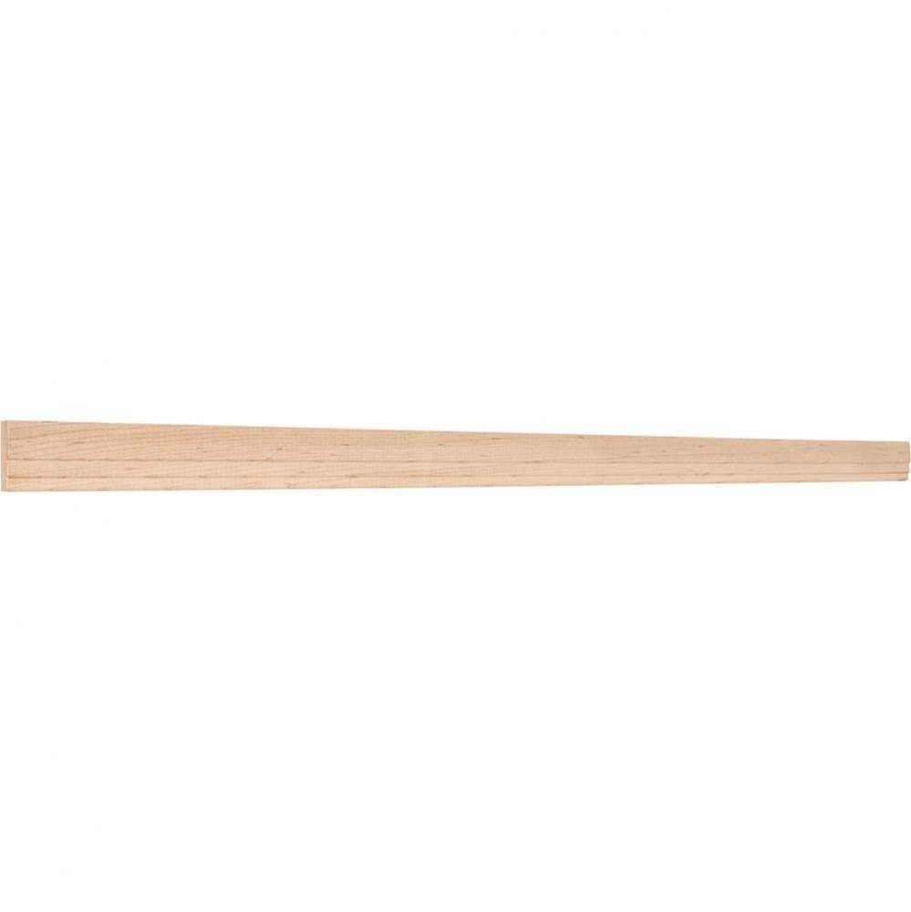 1/4&apos;&apos; D x 1-1/4&apos;&apos; H Hard Maple Stepped Scribe Moulding