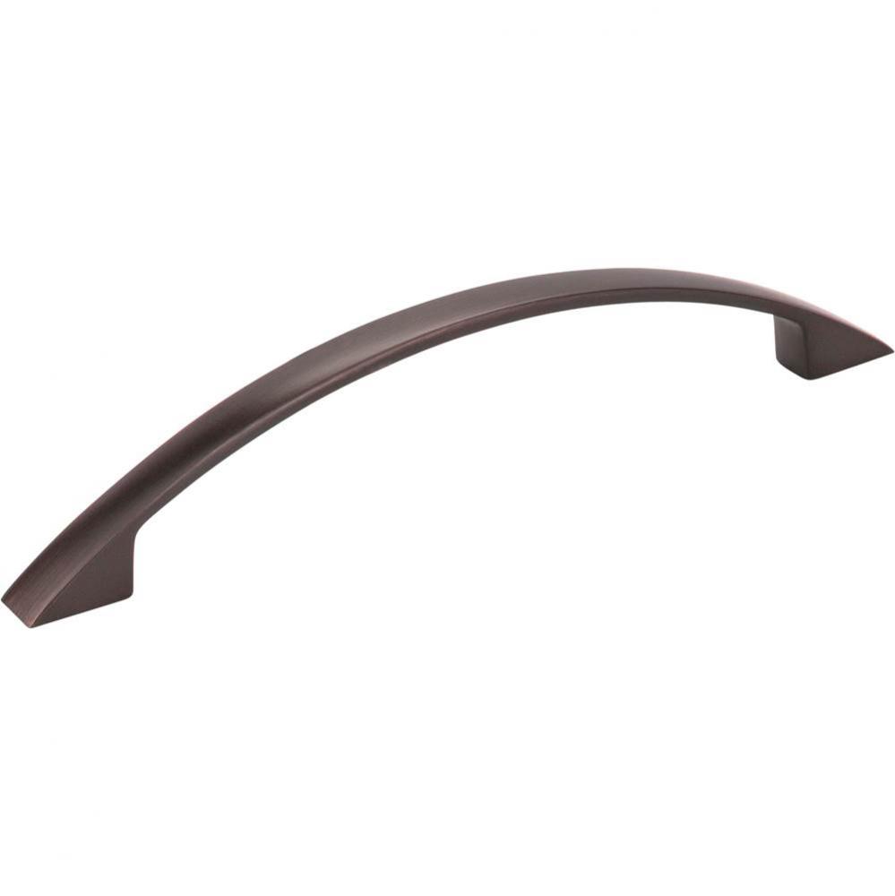 128 mm Center-to-Center Brushed Oil Rubbed Bronze Arched Somerset Cabinet Pull