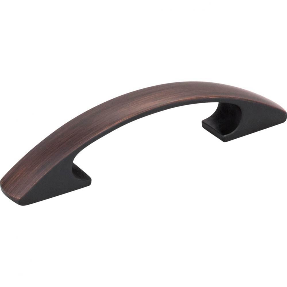3&apos;&apos; Center-to-Center Brushed Oil Rubbed Bronze Arched Strickland Cabinet Pull