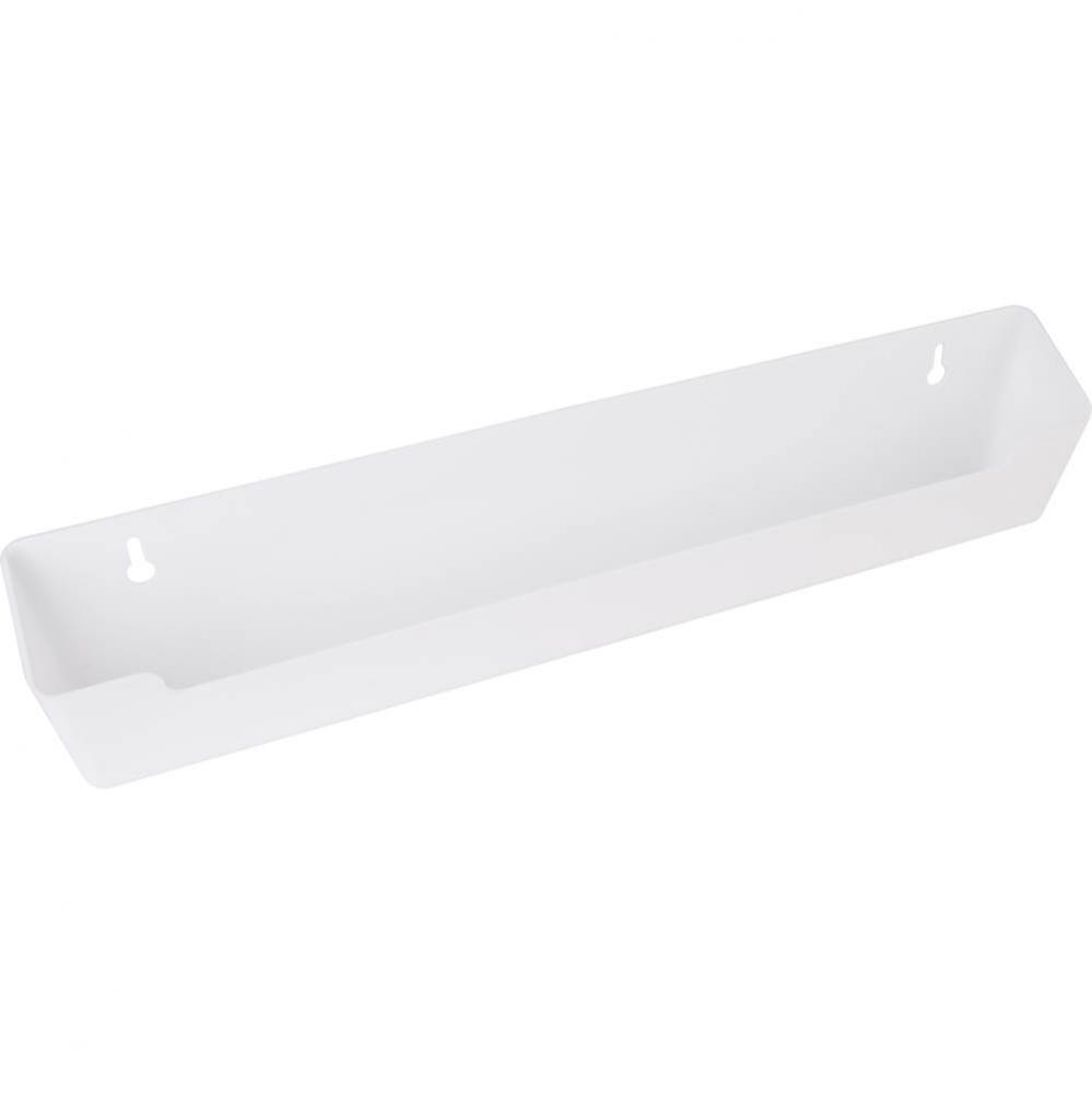 14&apos;&apos; Slim Depth Plastic Tip-Out Tray for Sink Front