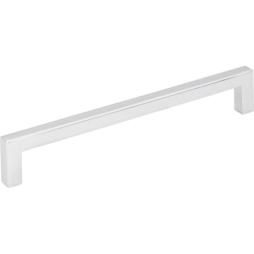 160 mm Center-to-Center Polished Chrome Square Stanton Cabinet Bar Pull