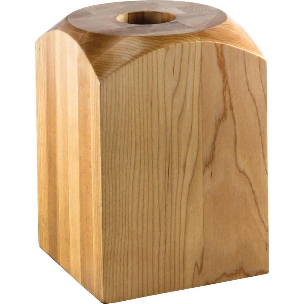 5-1/16&apos;&apos; W x 5-1/16&apos;&apos; D x 7-1/16&apos;&apos; H Maple Fireplace Column Base