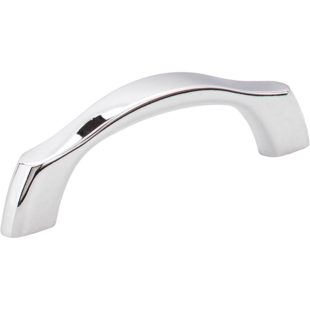 3&apos;&apos; Center-to-Center Polished Chrome Aiden Cabinet Pull
