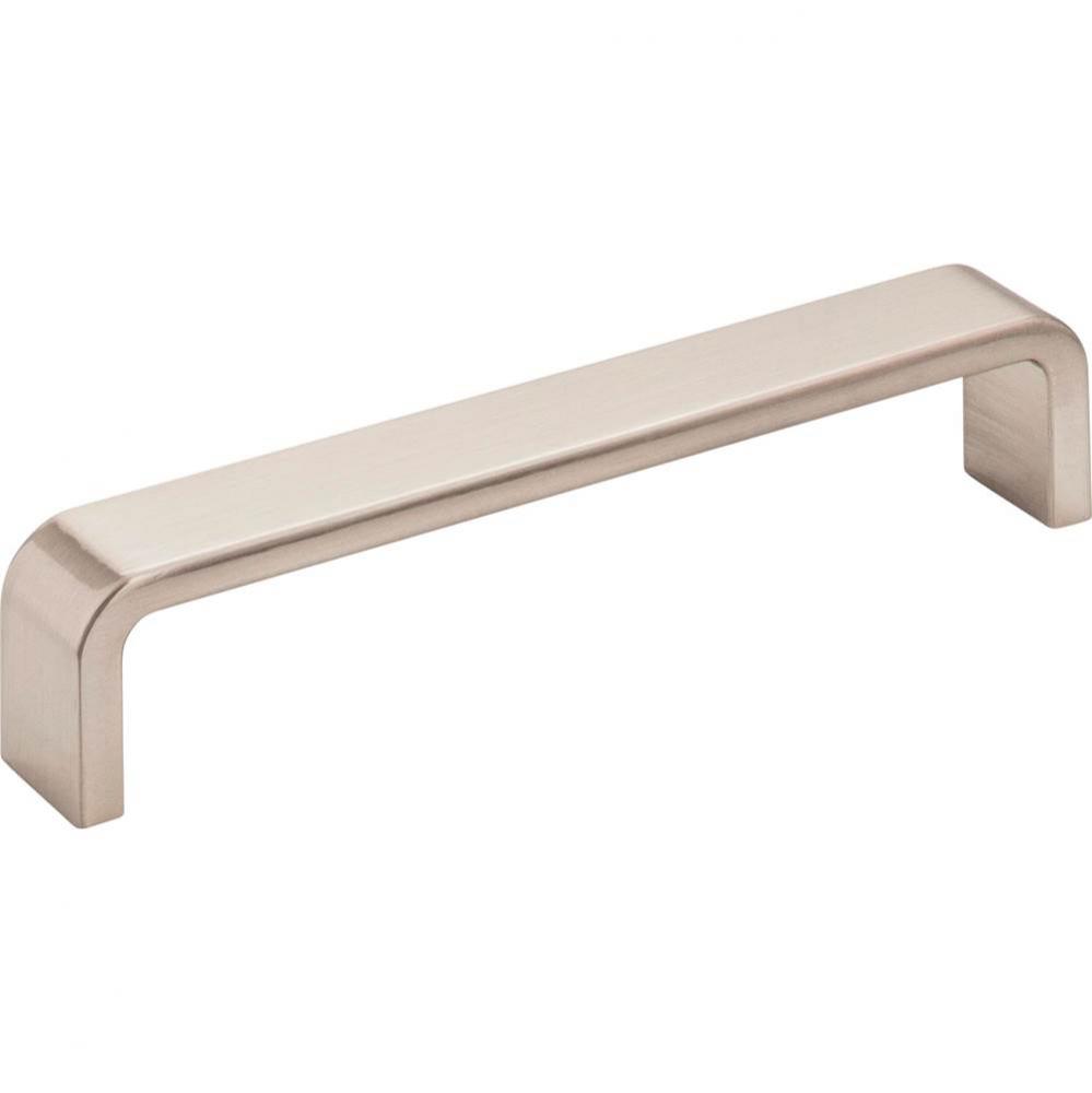 128 mm Center-to-Center Satin Nickel Square Asher Cabinet Pull