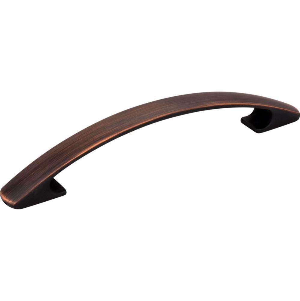 128 mm Center-to-Center Brushed Oil Rubbed Bronze Arched Strickland Cabinet Pull