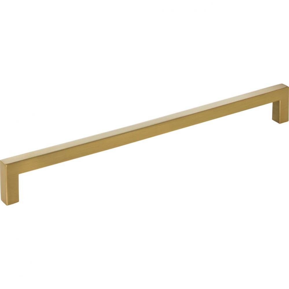 224 mm Center-to-Center Satin Bronze Square Stanton Cabinet Bar Pull