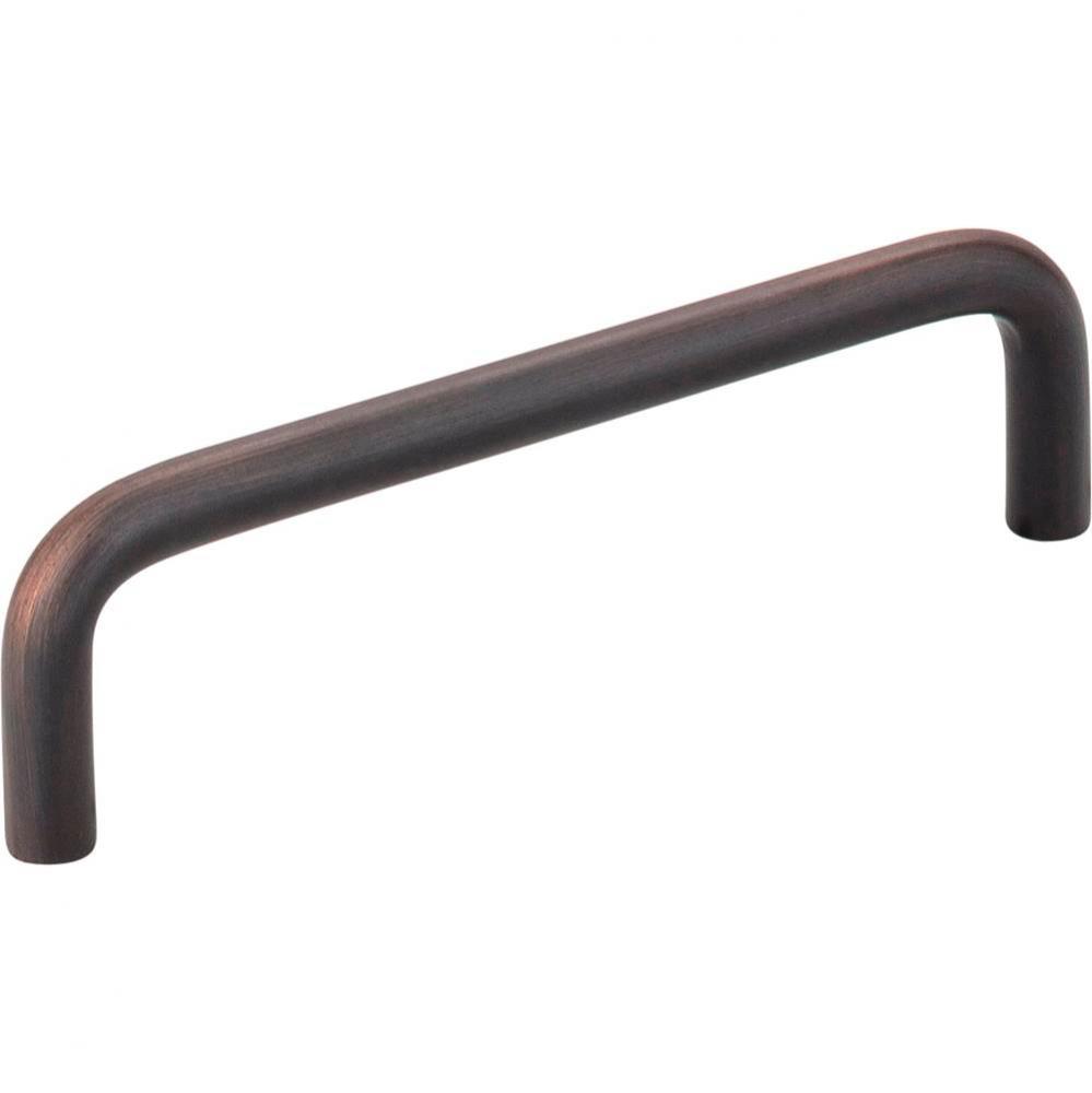 4&apos;&apos; Center-to-Center Brushed Oil Rubbed Bronze Torino Cabinet Wire Pull