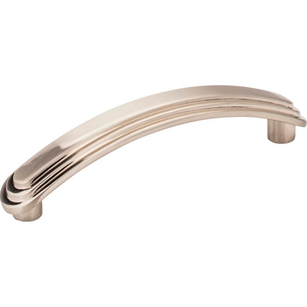 96 mm Center-to-Center Satin Nickel Arched Calloway Cabinet Pull