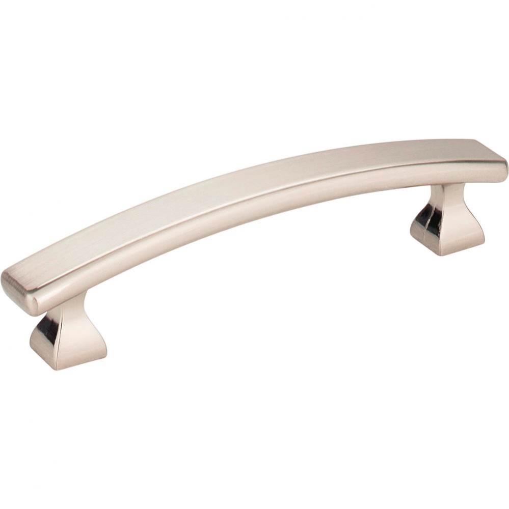 96 mm Center-to-Center Satin Nickel Square Hadly Cabinet Pull