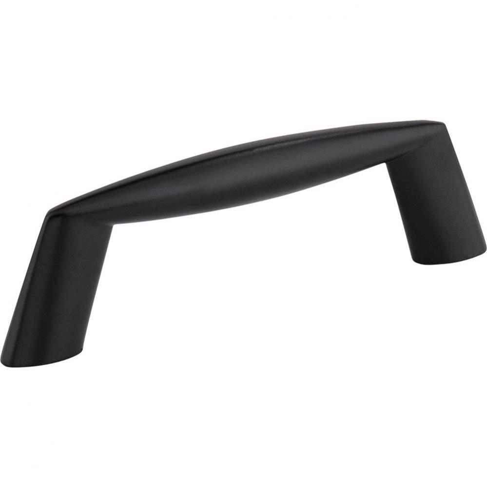 3&apos;&apos; Center-to-Center Matte Black Zachary Cabinet Pull