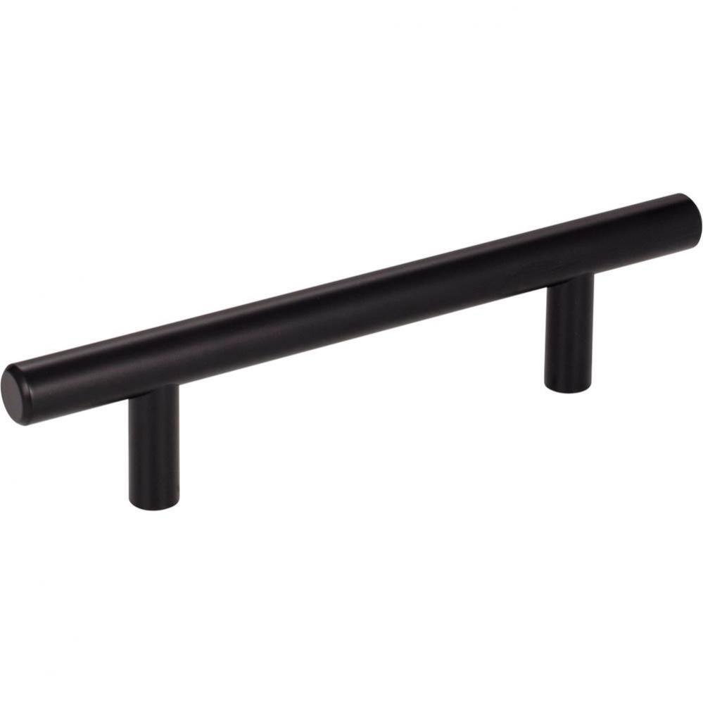 96 mm Center-to-Center Matte Black Naples Cabinet Bar Pull