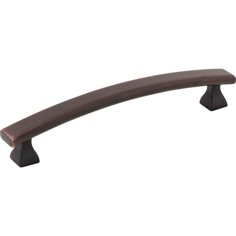 128 mm Center-to-Center Brushed Oil Rubbed Bronze Square Hadly Cabinet Pull