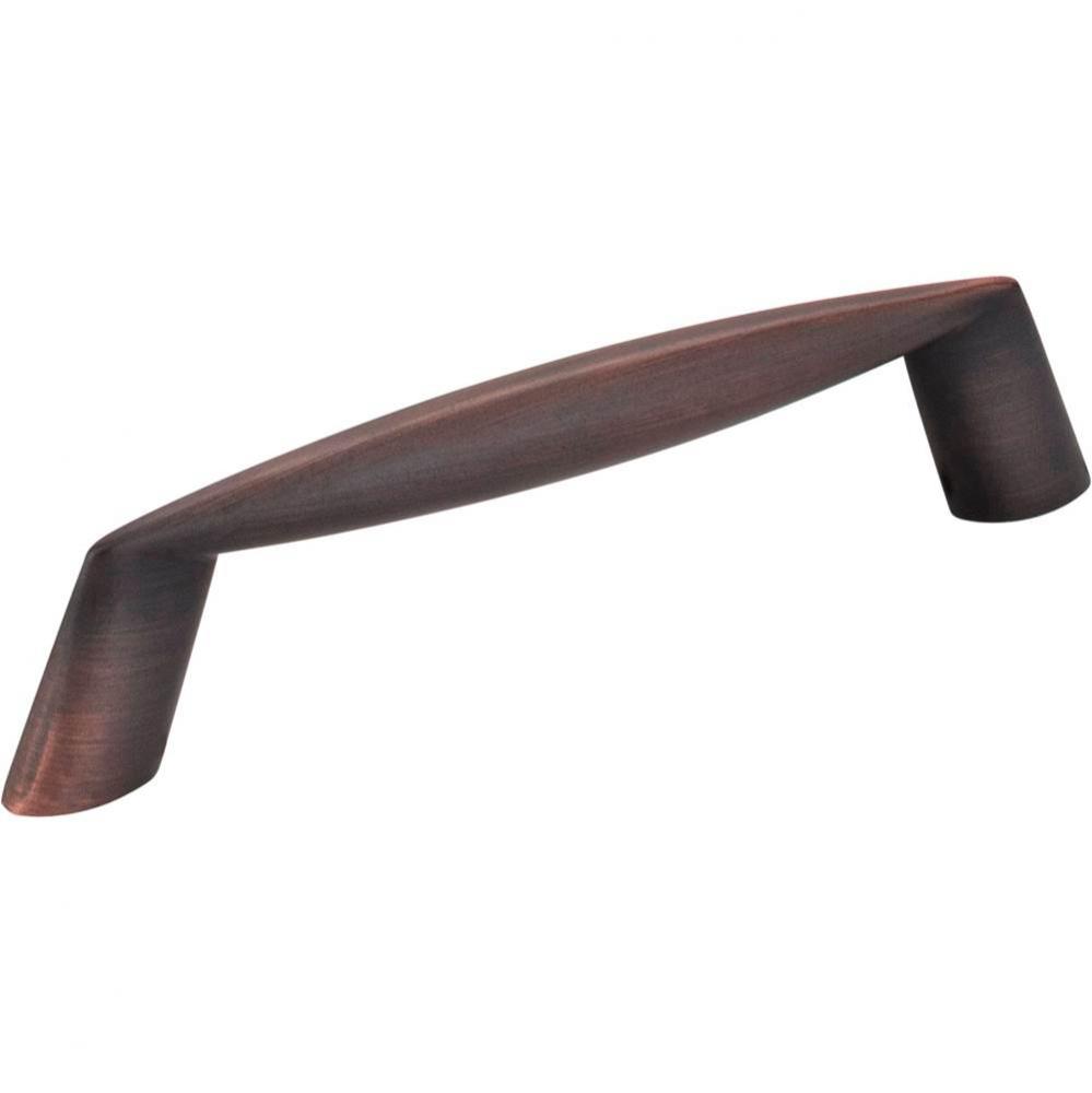 96 mm Center-to-Center Brushed Oil Rubbed Bronze Zachary Cabinet Pull