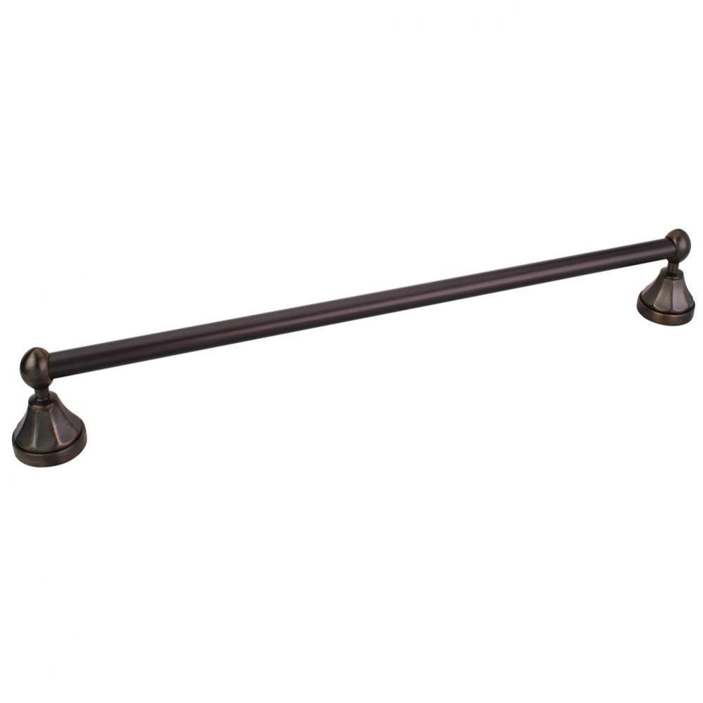 Newbury Brushed Oil Rubbed Bronze 18&apos;&apos; Single Towel Bar - Retail Packaged