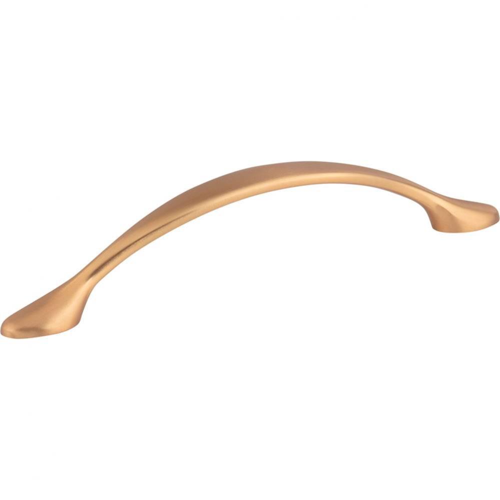 128 mm Center-to-Center Satin Bronze Arched Somerset Cabinet Pull
