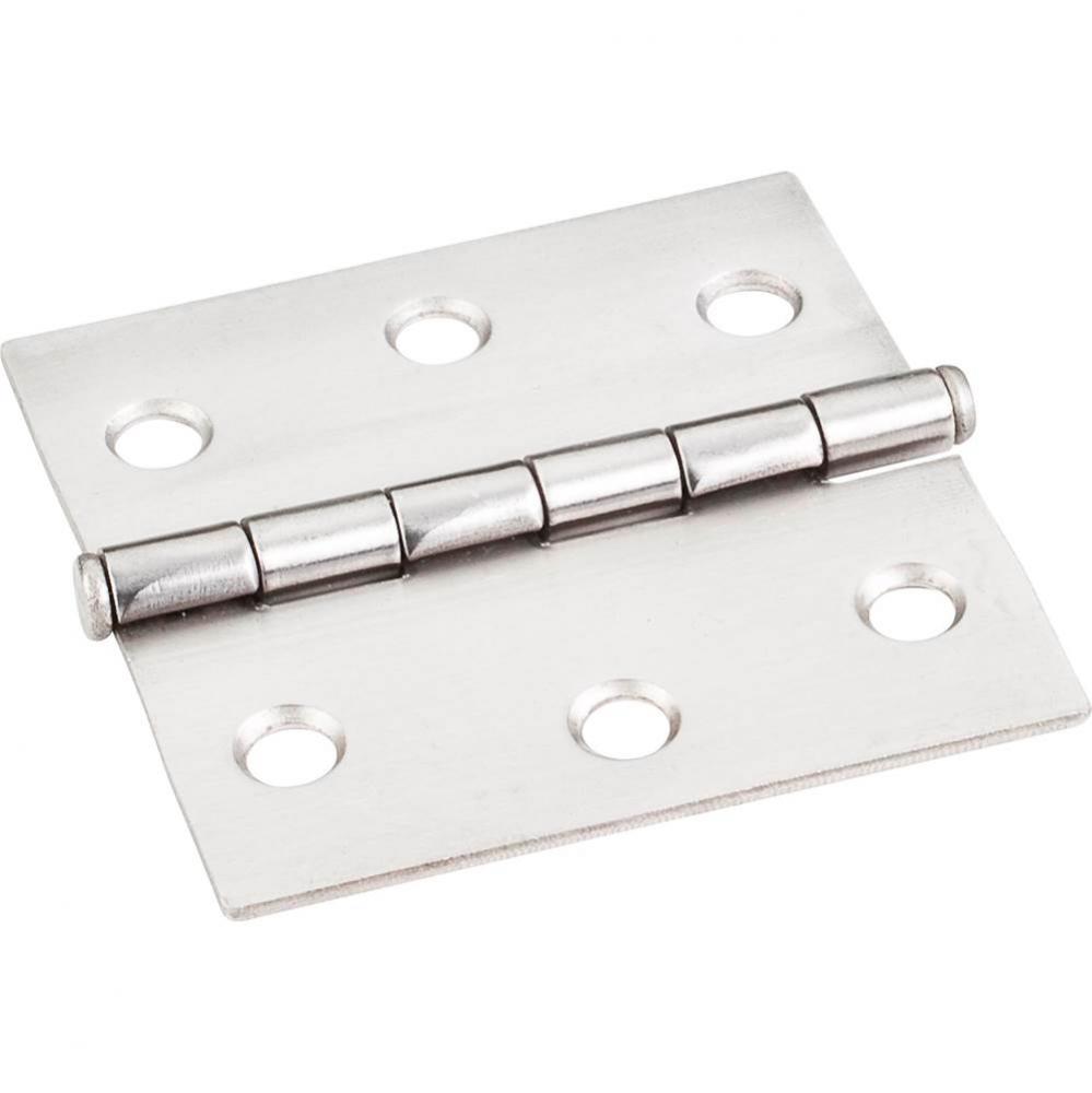 Stainless Steel 2-1/2&apos;&apos; x 2-1/2&apos;&apos;  Swaged Butt Hinge