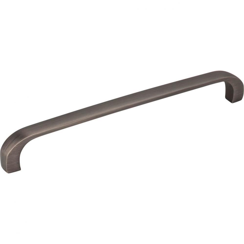 160 mm Center-to-Center Brushed Pewter Square Slade Cabinet Pull