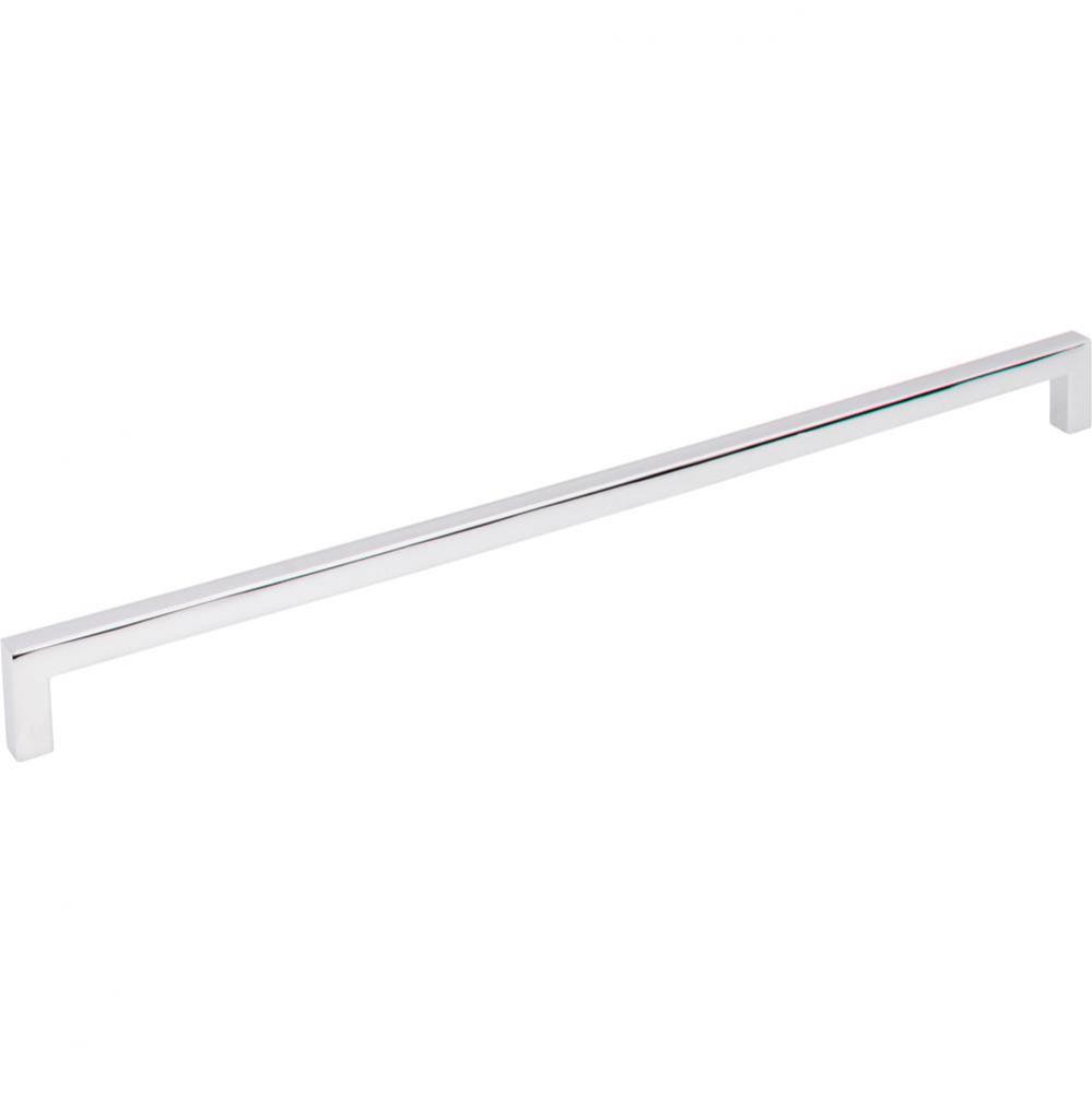 320 mm Center-to-Center Polished Chrome Square Stanton Cabinet Bar Pull