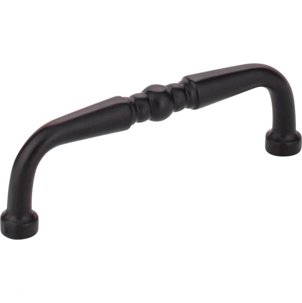 3&apos;&apos; Center-to-Center Matte Black Madison Cabinet Pull