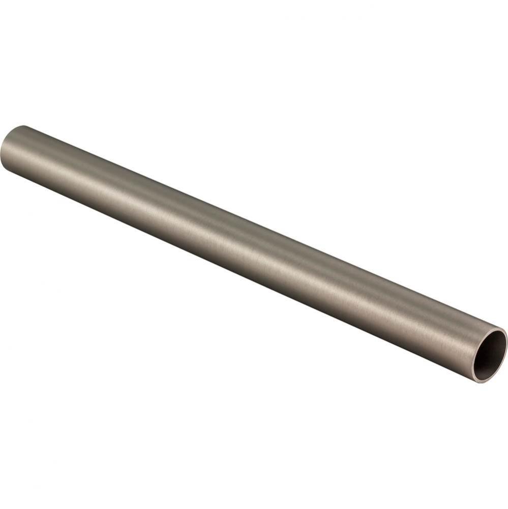 Satin Nickel 1-5/16&apos;&apos; Diameter  x 8&apos;&apos; Round Aluminum Closet Rod
