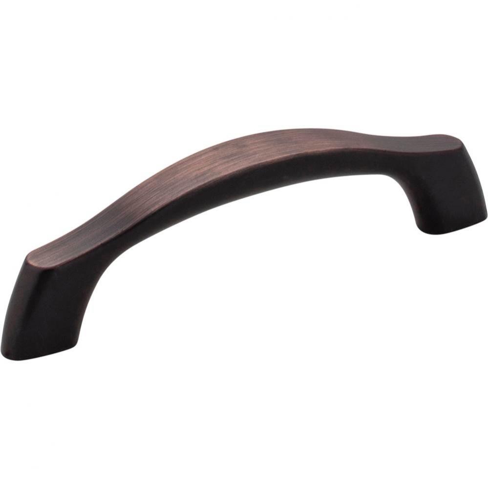 96 mm Center-to-Center Brushed Oil Rubbed Bronze Aiden Cabinet Pull