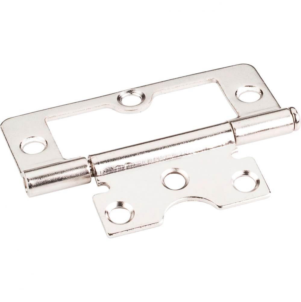 Black Nickel 3&apos;&apos; Swaged Loose Pin Non-Mortise Hinge with 6 Holes