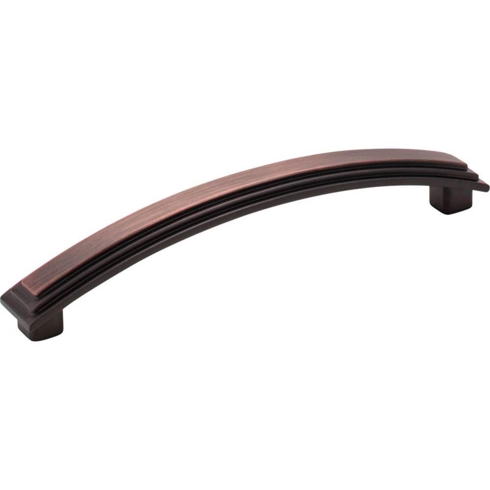 128 mm Center-to-Center Brushed Oil Rubbed Bronze Arched Calloway Cabinet Pull