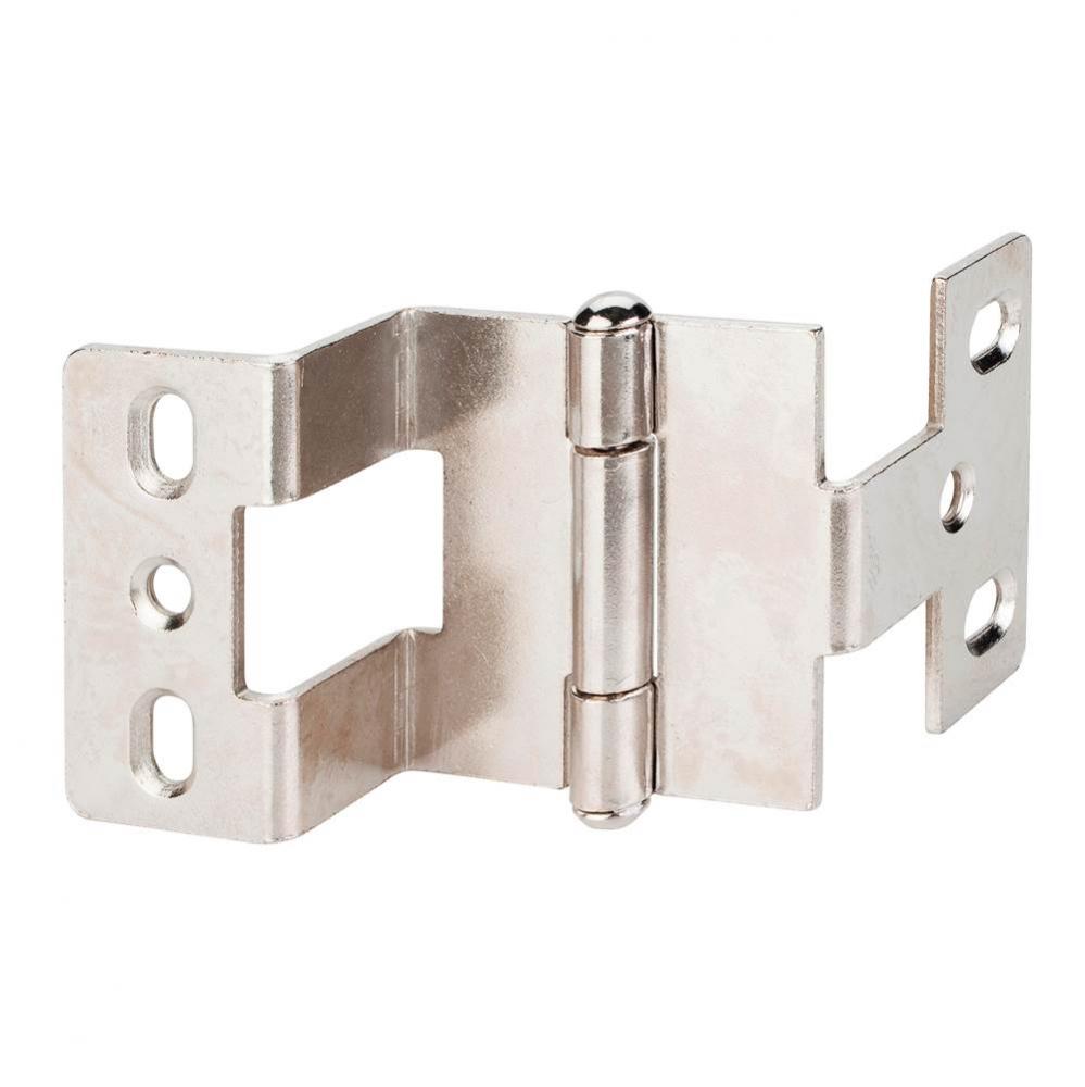 Bright Nickel Heavy Duty 3-Knuckle 270 Degree 3/4&apos;&apos; x 3/4&apos;&apos; Hinge 19 mm x 19 m