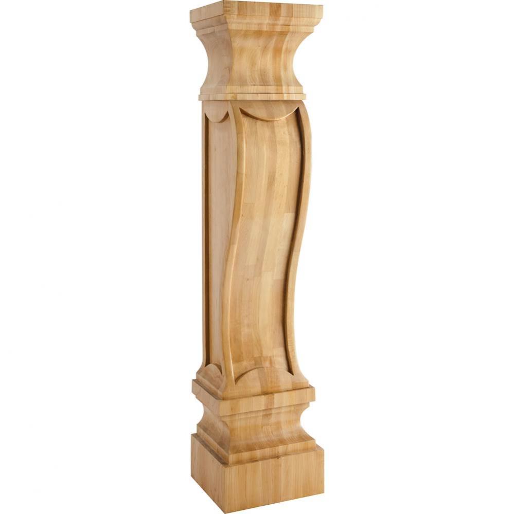 8&apos;&apos; W x 7&apos;&apos; D x 36&apos;&apos; H Alder German Romanesque Fireplace Corbel