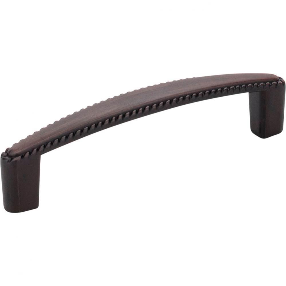 96 mm Center-to-Center Brushed Oil Rubbed Bronze Rope Detailed Lindos Cabinet Pull