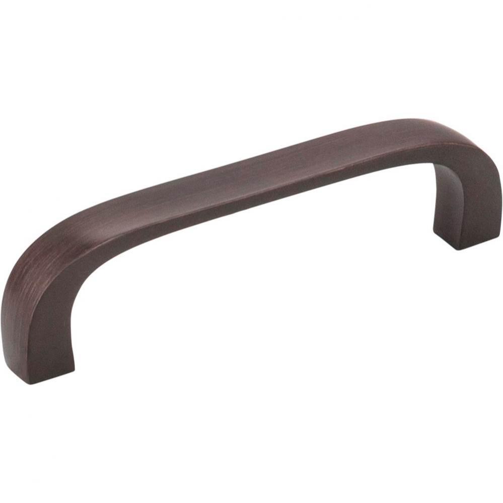 3&apos;&apos; Center-to-Center Brushed Oil Rubbed Bronze Square Slade Cabinet Pull