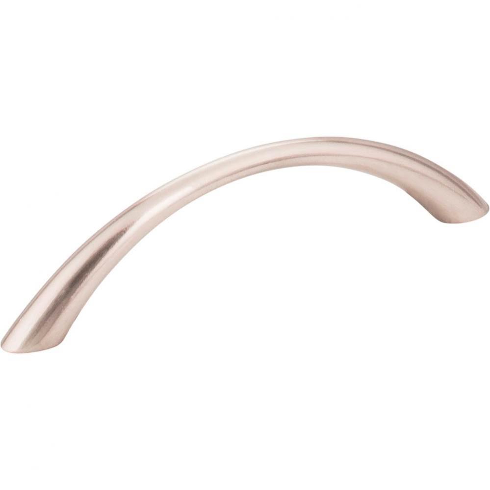 96 mm Center-to-Center Satin Nickel Arched Capri Cabinet Pull