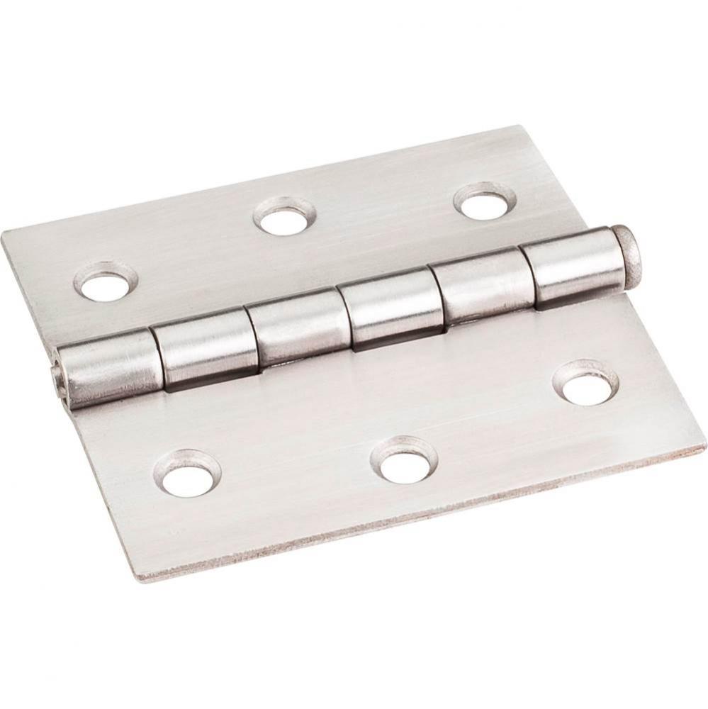 Stainless Steel 3&apos;&apos; x 2-3/4&apos;&apos;  Single Full Swaged Butt Hinge