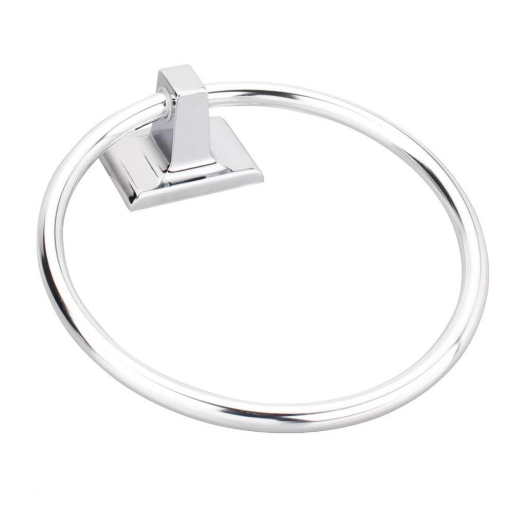 Bridgeport Polished Chrome Towel Ring - Contractor Packed
