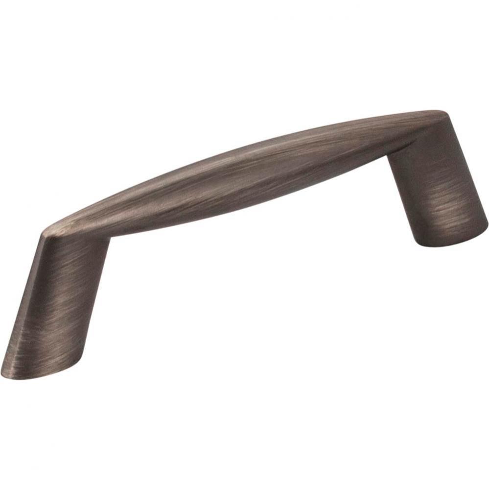 3&apos;&apos; Center-to-Center Brushed Pewter Zachary Cabinet Pull