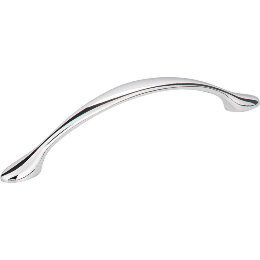 128 mm Center-to-Center Polished Chrome Arched Somerset Cabinet Pull