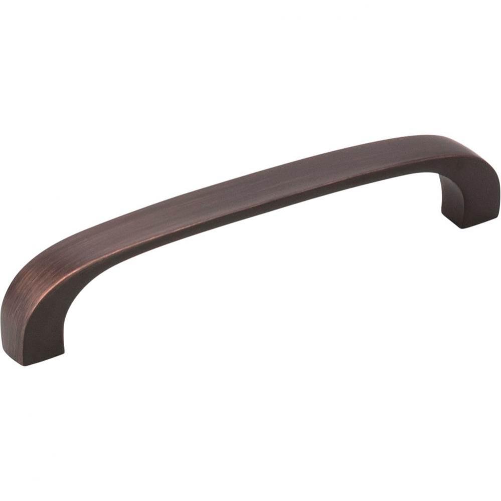 96 mm Center-to-Center Brushed Oil Rubbed Bronze Square Slade Cabinet Pull