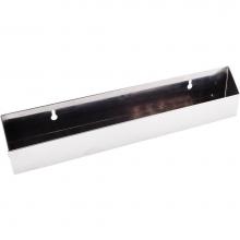 Hardware Resources TOSS14S-REPL - 14'' Slim Depth Stainless Steel Tip-Out Tray for Sink Front