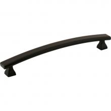 Hardware Resources 449-160MB - 160 mm Center-to-Center Matte Black Square Hadly Cabinet Pull