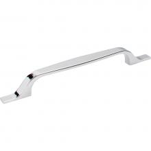 Hardware Resources 382-160PC - 160 mm Center-to-Center Polished Chrome Square Cosgrove Cabinet Pull