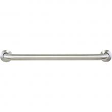 Hardware Resources GRAB-24-R - 24'' Stainless Steel Conceal Mount Grab Bar - Retail Packaged