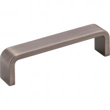 Hardware Resources 193-4BNBDL - 4'' Center-to-Center Brushed Pewter Square Asher Cabinet Pull