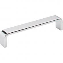 Hardware Resources 193-128PC - 128 mm Center-to-Center Polished Chrome Square Asher Cabinet Pull