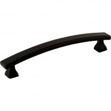 Hardware Resources 449-128MB - 128 mm Center-to-Center Matte Black Square Hadly Cabinet Pull