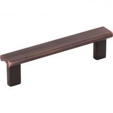Hardware Resources 183-96DBAC - 96 mm Center-to-Center Brushed Oil Rubbed Bronze Square Park Cabinet Pull