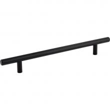 Hardware Resources 270SSMB - 192 mm Center-to-Center Hollow Matte Black Stainless Steel Naples Cabinet Bar Pull