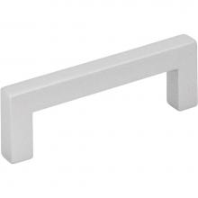 Hardware Resources 625-3MS - 3'' Center-to-Center Matte Silver Square Stanton Cabinet Bar Pull