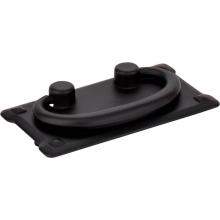 Hardware Resources R1011MB - 3'' Center-to-Center Matte Black Rectangle Verona Cabinet Drop Pull