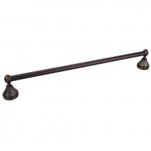 Hardware Resources BHE3-03DBAC - Newbury Brushed Oil Rubbed Bronze 18'' Single Towel Bar - Contractor Packed