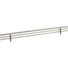 Hardware Resources SF17-SN - 17'' Wide Satin Nickel Wire Shoe Fence for Shelving